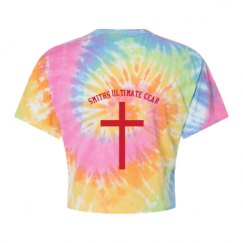 Women's Tie Dye Crop Top Tee