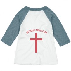 Toddler 3/4 Sleeve Raglan Tee