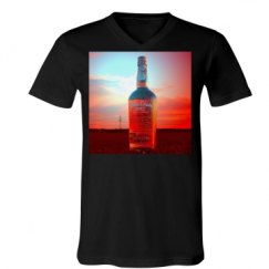 Unisex V-Neck Jersey Tee