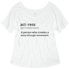 Actress tee