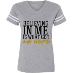 Ladies Relaxed Fit Vintage Sports Tee