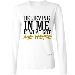 Ladies Relaxed Fit Basic Long Sleeve Tee