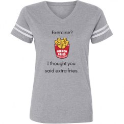 Ladies Relaxed Fit Vintage Sports Tee