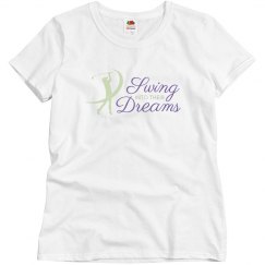 Swing Into Their Dreams White Tee