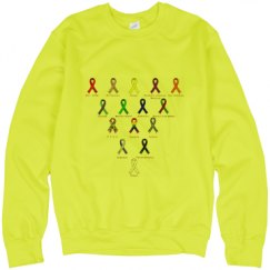 Unisex Neon Crewneck Sweatshirt
