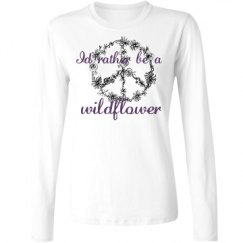 Ladies Relaxed Fit Basic Long Sleeve Tee