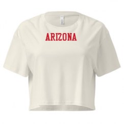 Ladies Festival Cali Crop Top Tee