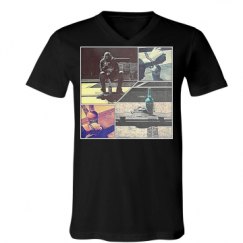 Unisex V-Neck Jersey Tee