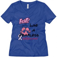 Ladies Relaxed Fit V-Neck Tee