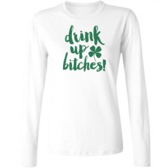 Ladies Relaxed Fit Basic Long Sleeve Tee