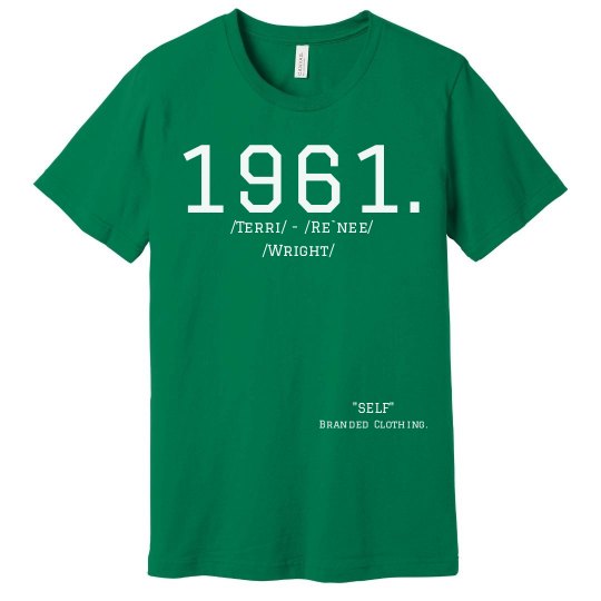 1961. Self Branded Green Tee 1961. Self Branded Green Tee