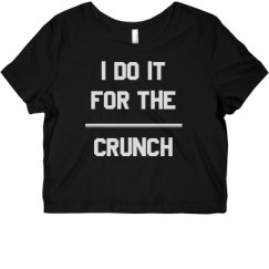 Ladies Slim Fit Crop Top Tee