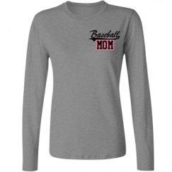 Ladies Relaxed Fit Basic Long Sleeve Tee