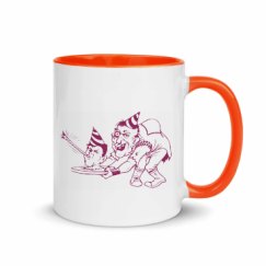 11oz Ceramic Mug with Color Inside