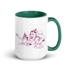 15oz Ceramic Mug with Color Inside