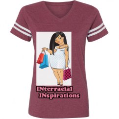 Ladies Relaxed Fit Vintage Sports Tee