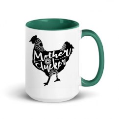 15oz Ceramic Mug with Color Inside