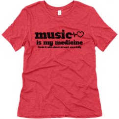 Ladies Relaxed Fit Super Soft Triblend Tee