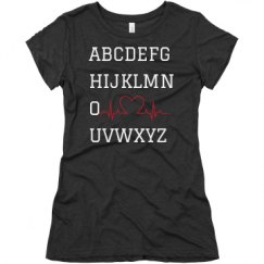 Ladies Slim Fit Super Soft Triblend Tee