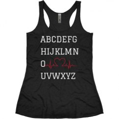 Ladies Slim Fit Super Soft Racerback Triblend Tank