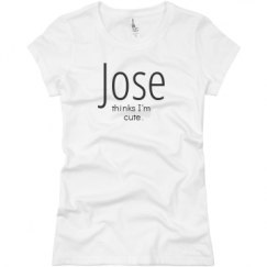 Ladies Slim Fit Basic Promo Jersey Tee