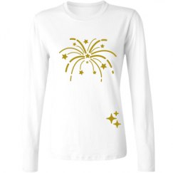 Ladies Relaxed Fit Basic Long Sleeve Tee
