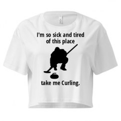 Ladies Festival Cali Crop Top Tee