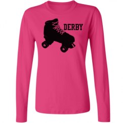 Ladies Relaxed Fit Basic Long Sleeve Tee