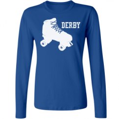 Ladies Relaxed Fit Basic Long Sleeve Tee