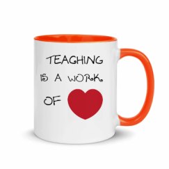 11oz Ceramic Mug with Color Inside