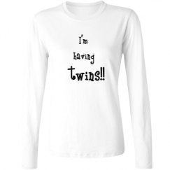 Ladies Relaxed Fit Basic Long Sleeve Tee