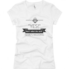 Ladies Slim Fit Basic Promo Jersey Tee