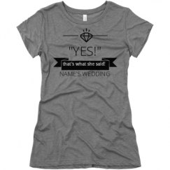 Ladies Slim Fit Super Soft Triblend Tee