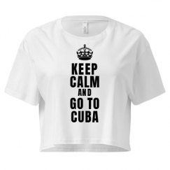 Ladies Festival Cali Crop Top Tee