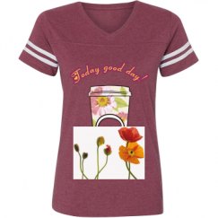 Ladies Relaxed Fit Vintage Sports Tee