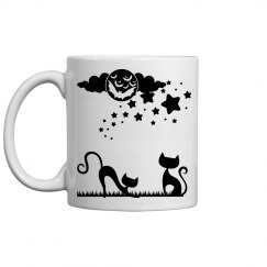 Midnight cats mug