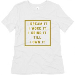 Ladies Relaxed Fit Super Soft Triblend Tee