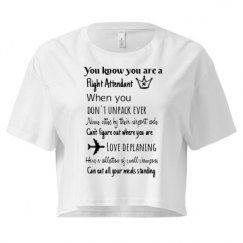 Ladies Festival Cali Crop Top Tee