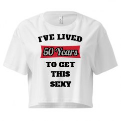 Ladies Festival Cali Crop Top Tee