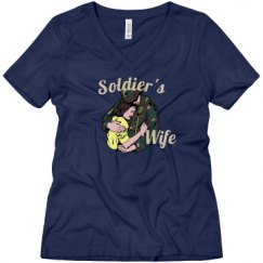 Ladies Relaxed Fit V-Neck Tee