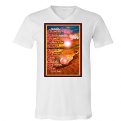 Unisex V-Neck Jersey Tee