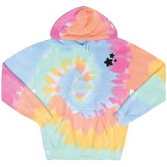 Unisex Tie-Dye Fleece Hoodie