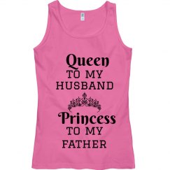 Trendy Queen shirt for mom or wife