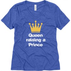 Ladies Relaxed Fit Super Soft Triblend V-Neck Tee