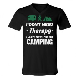 Unisex V-Neck Jersey Tee