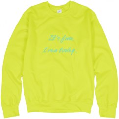 Unisex Neon Crewneck Sweatshirt
