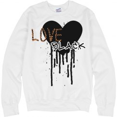Love Black Sweat Shirt