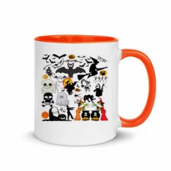 11oz Ceramic Mug with Color Inside