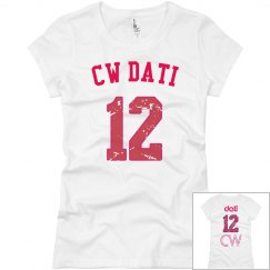 CW DATI 12 SLIMFIT IN RASPBERRY TSHIRT