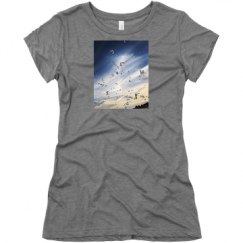 Ladies Slim Fit Super Soft Triblend Tee